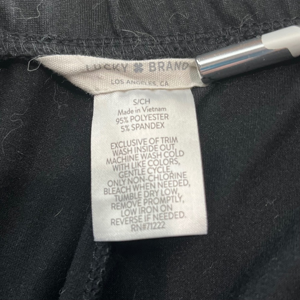 Lucky Brand Black Lightweight Lounge Pants Women Small - Picture 8 of 8